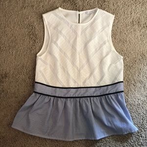 English factory peplum blouse